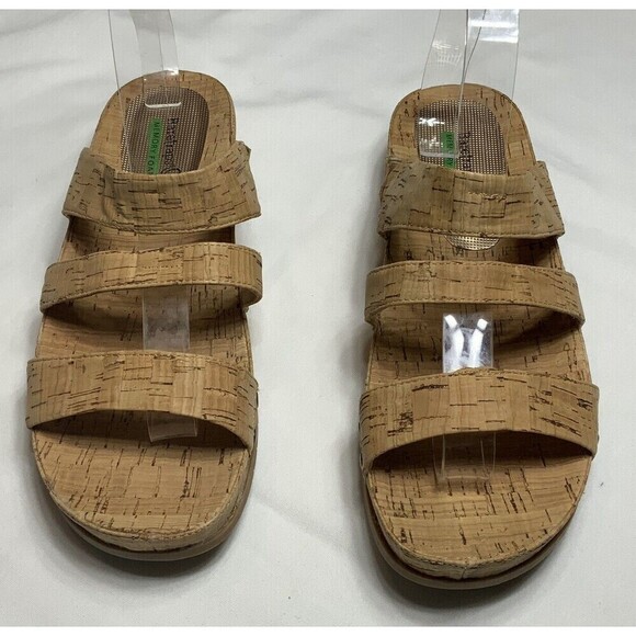 Bare Traps Memory Foam Women's Slide Sandals - Picture 2 of 9